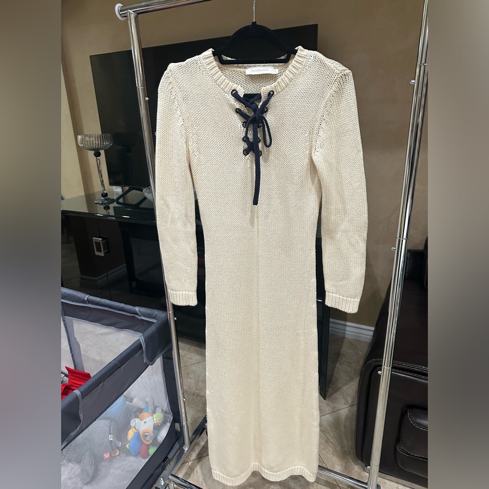 Zimmermann dress white knit dress size 1